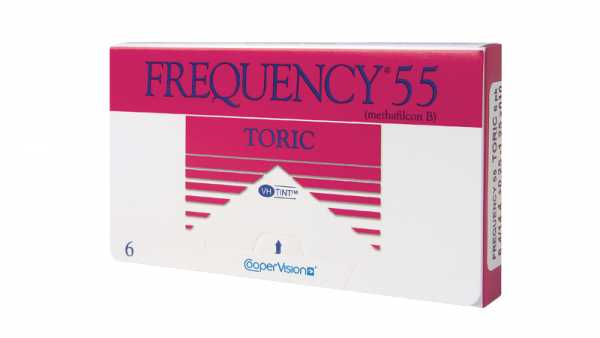 Frequency 55 Toric XR contacts can help with astigmatism