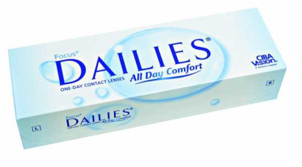 Focus Dailies Contact Lenses Come with AquaRelease