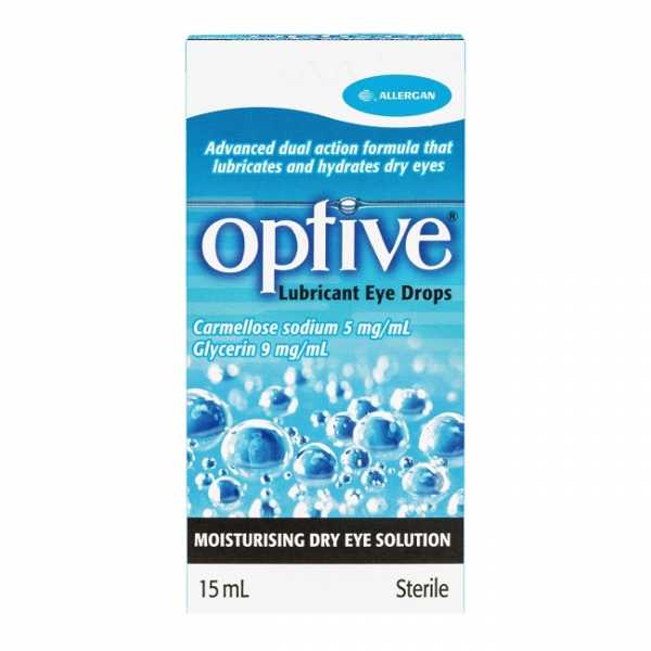 Optive Eye Drops with contact lenses