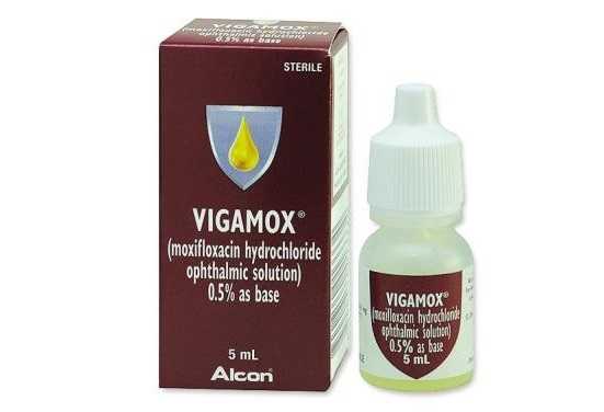 Vigamox Eye Drops ( Moxifloxacin Eye Drops )​